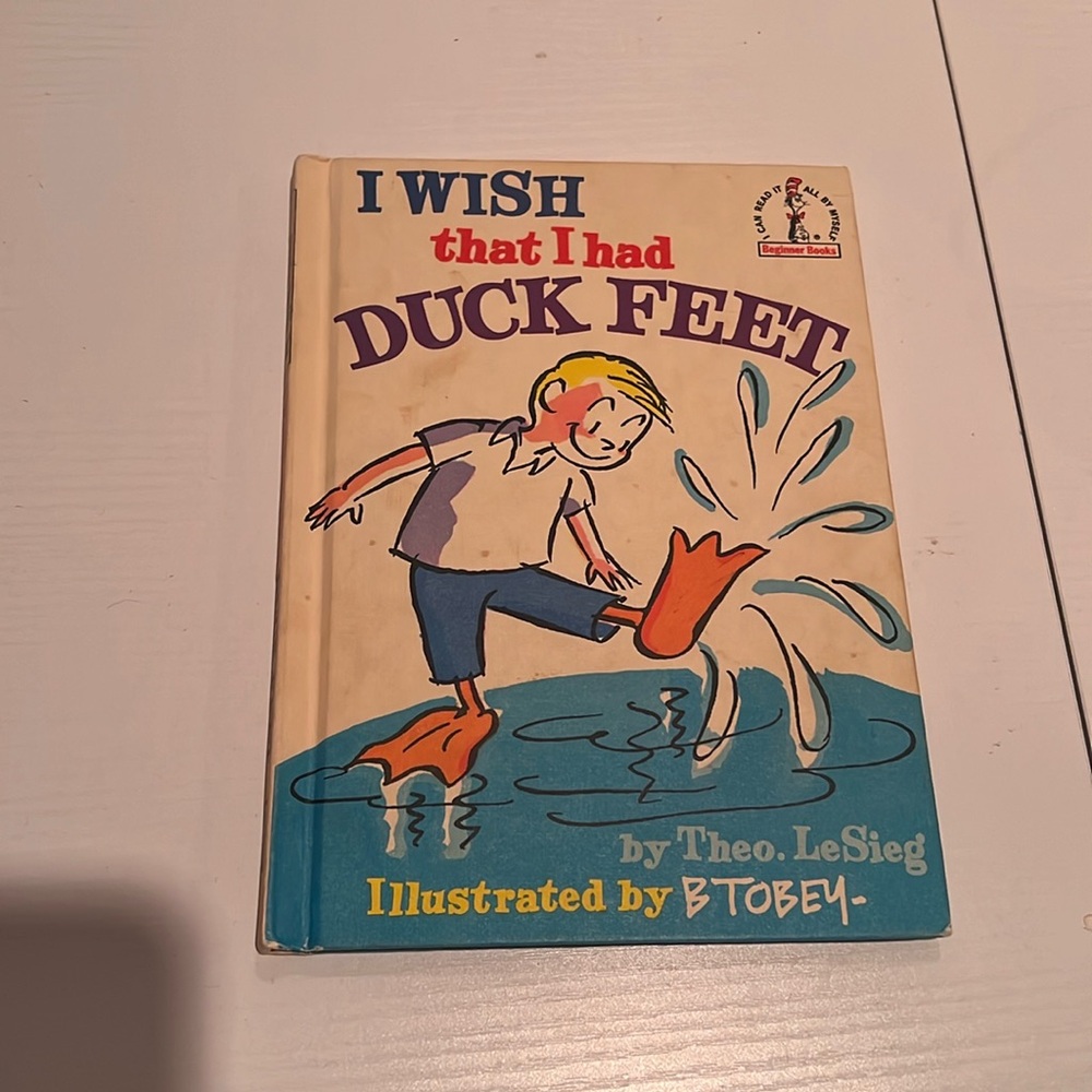 I wish that I had Duck Feet first edition book club edition copyright 1965